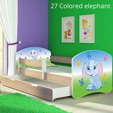  Dječji krevet ACMA s motivom, bočna sonoma + ladica 180x80 cm 27 Colored Elephant | shoptok.hr