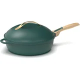 Ponev s pokrovom Fabuleuse 8v1 / 28cm / zelena / aluminij, (5000198748)