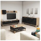 Hanah home Set TV komoda i klub stolić Smeđi-Mermer | Eponuda.ba