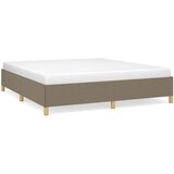 The Living Store Posteljni okvir taupe 160x200 cm blago - Box Spring Posteljni Okvir, (21521088) | Shoptok.si