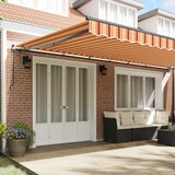  Skrovita tenda Žuta i narančasta 600 × 350 cm Poliester i čelik | shoptok.hr