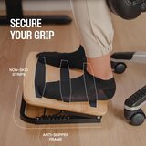 COREMINDED Ergonomski nastavljiv podnožnik za pod mizo iz masivnega lesa | Shoptok.si