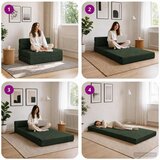 SOFA na razvlačenje Tamnozelena 70 x 72 x 60 cm Tkanina | Eponuda.com