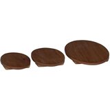  Stolička za biljke 3 pcs Smeđa Drvo od mahagonija | shoptok.hr