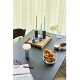 Hübsch Modra kovinska LED zatemnitvena namizna svetilka s steklenim senčilom (višina 20 cm) Low – | Shoptok.si