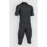 Base 3/2 Overknee Back Zip Shorty Neoprenska obleka black