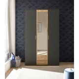 CARRYHOME omara s klasičnimi vrati, barve grafita, hrast artisan | Shoptok.si