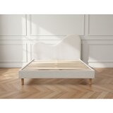 Bobochic Paris Bijeli podstavljeni tapecirani bračni krevet s podnicom 180x200 cm Celina – | shoptok.hr