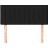  Uzglavlje crno 80 x 5 x 78/88 cm od tkanine | shoptok.hr