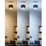  LED ugradni spot LED/5W/230V 3000/4000/6400K 7,5x7,5 cm crna | Eponuda.com