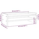  Stalak za monitor 50 x 24 x 16 cm od masivne borovine | shoptok.hr