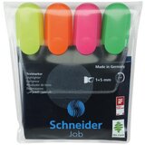 Schneider Marker Fluo Job, 4 kosi | Shoptok.si
