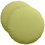  Jastučići za sjedenje 2 pcs Svijetlo zelena Ø50 x 19 cm tkanina | Eponuda.com