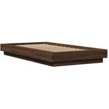  Okvir za krevet smeđi hrast 100 x 200 cm konstruirano drvo | shoptok.hr