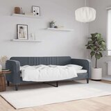  Raztegljiva postelja temno siva 80x200 cm žamet | Shoptok.si