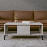 vidaXL Klubska mizica betonsko siva 90x50x36,5 cm inženirski les Cene