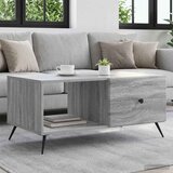  Kava Stol Siva sonoma 90 x 50 x 40 cm Konstruirano drvo | shoptok.hr
