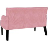  Chesterfield klupa Ružičasta 112 x 65,5 x 75 cm Baršun | shoptok.hr