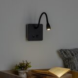  Brilagi - LED fleksibilna zidna lampa MAYA Double LED/4W/230V + LED/3W crna | Eponuda.com
