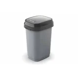 swing koš za smeti 10 l siv