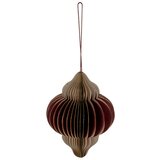 Eglo living novogodišnja dekoracija papir, bordo Matanao 427222 Cene