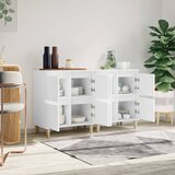  Komode 2 kom bijele 60 x 35 x 70 cm od konstruiranog drva | shoptok.hr