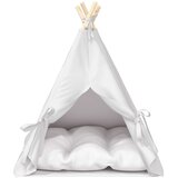  Kućica za ljubimce s jastukom Bijela 60 x 60 x 70 cm Poliester | shoptok.hr