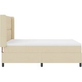 Krevet s opruga kutije s jastukom Krema 200 x 160 cm tkanina | shoptok.hr