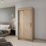ADRK Klizni ormar KARIEN s 2 vratima i policama, 100 cm - SONOMA-SONOMA HRAST | shoptok.hr