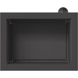  Vrtna posuda za sadnju s LED svjetlom Crna 30 x 40 x 30 cm Slike