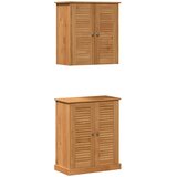  Set namještaja za kupaonicu VIGO 2 pcs Smeđa i medena smeđa | shoptok.hr
