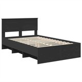  Okvir za krevet Crna 120 x 123 cm Konstruirano drvo - Crna 120 x 200 cm | shoptok.hr