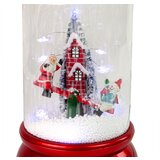 Christmas Dome Decoration Snow Santa Claus Red | shoptok.hr
