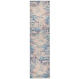Flair Rugs Plava/ljubičasta perivia staza od mješavine recikliranih vlakana 60x230 cm Reid – Cijene