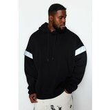 Trendyol Plus Size Sweatshirt - Black - Oversize Cene