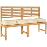  Blazine za palete za sedež 4 kosa Bež 40x40x8 cm Oxford tkanina, (22090589) | Shoptok.si