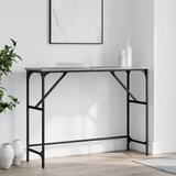  The Living Store Klubska mizica siva sonoma 100x32x75 cm inženirski les - Konzolna Mizica, (21440921) Cene