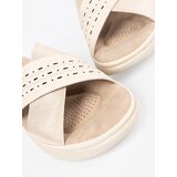 Shelvt Light beige platform flip-flops | shoptok.hr