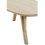 Light & Living Klubska mizica iz masivnega manga v naravni barvi 65x120 cm Quenza – | Shoptok.si