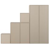 vtwonen Kremno bela modularna garderobna omara iz masivnega bora 250x200 cm Daily – | Shoptok.si