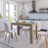 vidaXL Jedilna miza sonoma hrast 120x60x76 cm iverna plošča | Shoptok.si