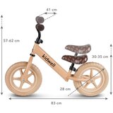 Kidwell Rebel dječji bicikl bez pedala, bež | shoptok.hr