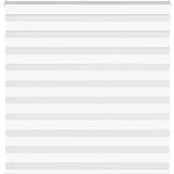 vidaXL Zebra senčilo bela 150x100 cm tkanina širina 145,9cm poliester | Shoptok.si