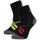 Reebok Set 2 parov nisex visokih nogavic u R0418-SS24 (2-pack) Črna