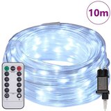 vidaXL Osvetljena vrv med 240 LED Hladno bela 10 m PVC | Shoptok.si