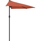 Balkonski suncobran terakota 270 x 144 x 222 cm polukružni | shoptok.hr