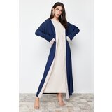 Trendyol Navy Blue Color Blocked Long Woven One Piece Cap & Abaya & Abaya Without Dress | shoptok.hr