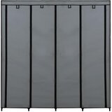  Ormar s 4 odjeljka sivi 175 x 45 x 170 cm | Eponuda.ba