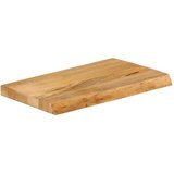 Stolna ploča sa živim rubom 60x20x2,5 cm od masivnog drva manga | shoptok.hr