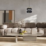  Luster na sajli HAVARD 1xE27/60W/230V crna/mesing | Eponuda.com